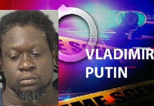 Vladimir Putin arrested for inappropriate behavior